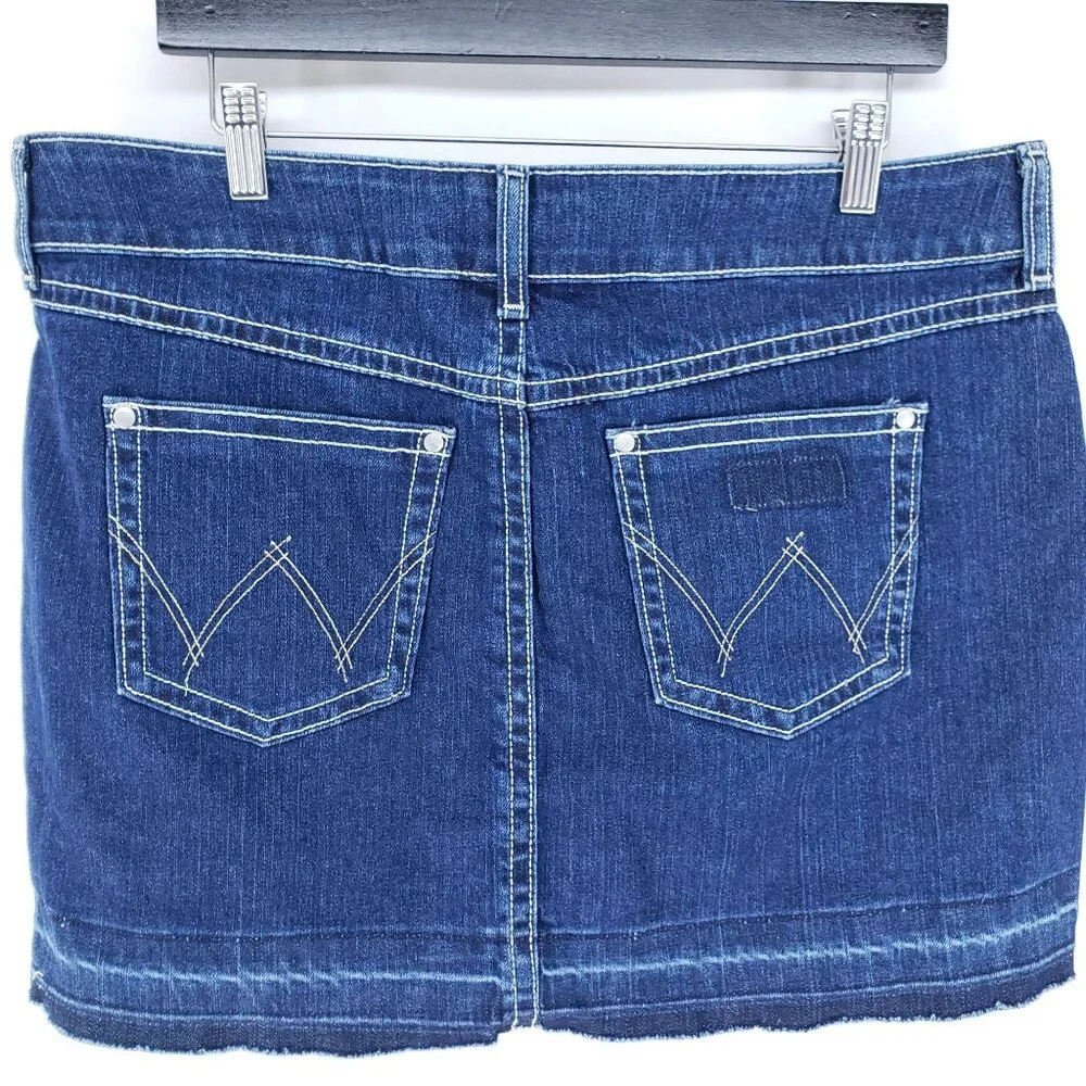 Wrangler Jean Skirt Juniors Girls Size 13 - Picture 4 of 8
